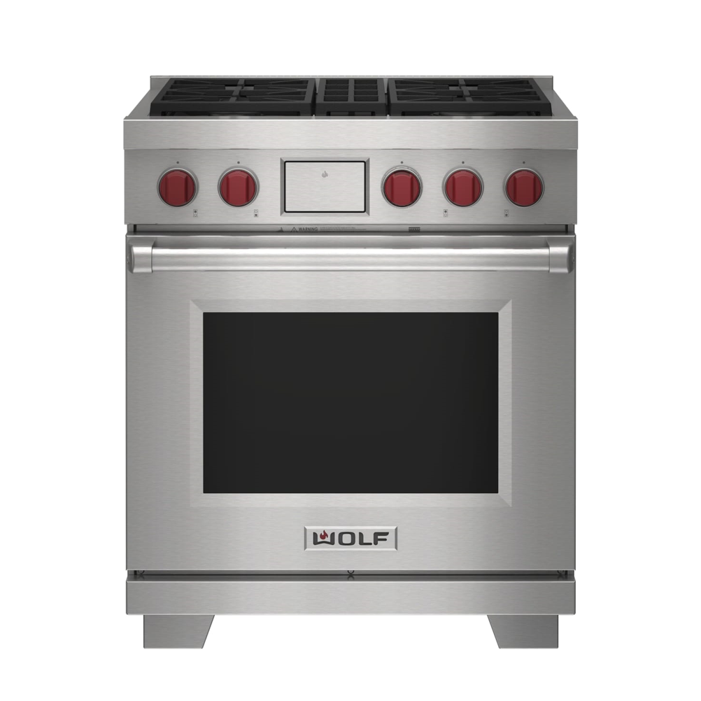 WOLF - 30" ESTUFA DUAL - 4 QUEMADORES - LP