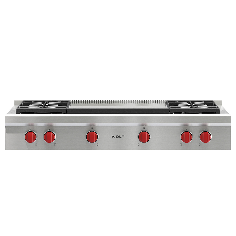 WOLF - PARRILLA SELL 48 4QUEM COMAL-ASADOR F/L