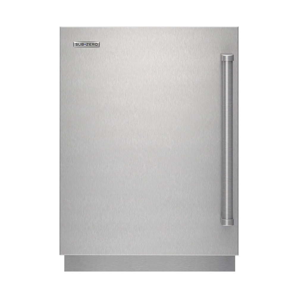 SUBZERO - 24" STAINLESS DOOR PANEL, SOLID DOOR, PRO HANDLE, LH
