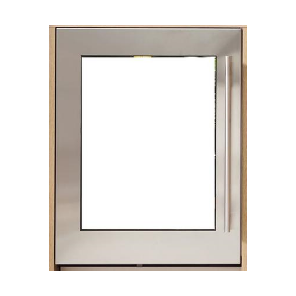 SUBZERO - 24" STAINLESS DOOR PANEL, GLASS DOOR, TUBULAR HANDLE, LH