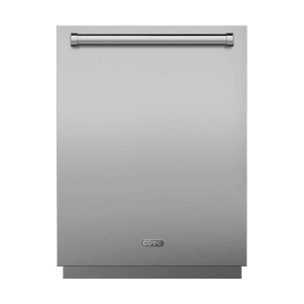 COVE - 24" DOOR PANEL, STAINLESS, TUBE HANDLE, 4" TOE KICK