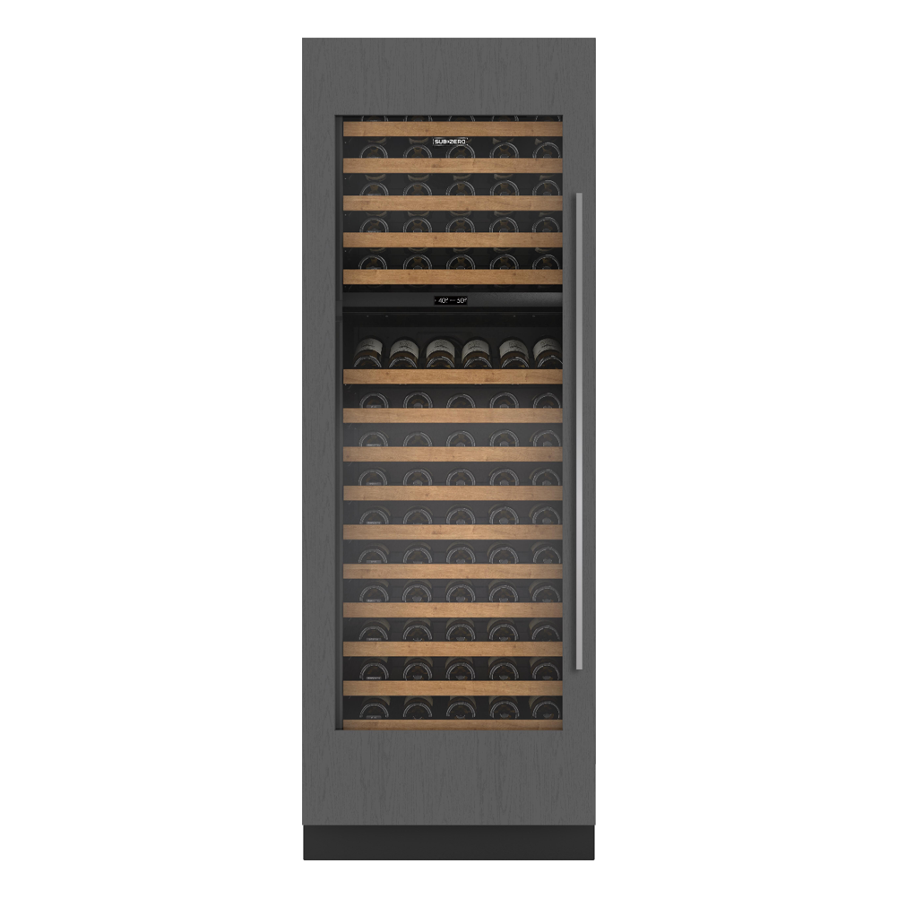 SUBZERO - CAVA DE VINO ALTA ALTITUD RH F/L 146 botellas (750 ml) Medidas: 30"W (762) x 84"H (2134) x 24"D (610)