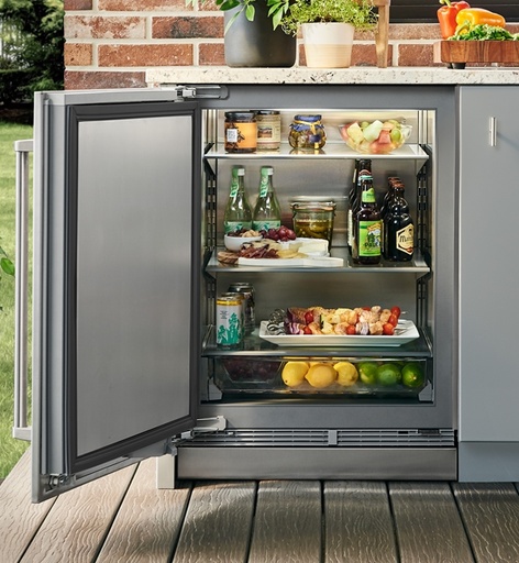 [DEU2450RO/R] SUBZERO - 24" BAJO CUBIERTA DE EXTERIOR REFRIGERADOR- LISTO PARA EMPANELAR- BIS DER