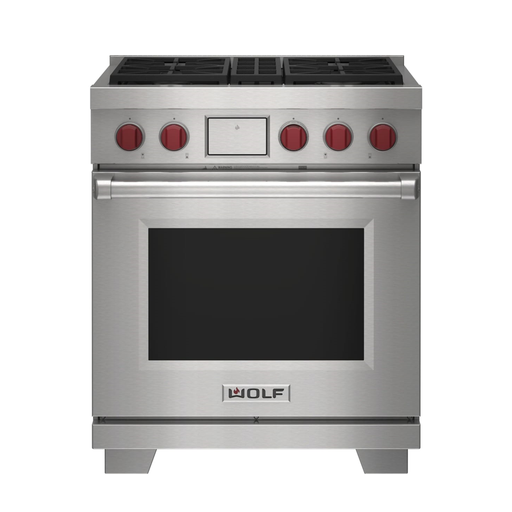 [DF30450/S/P] WOLF - 30" ESTUFA DUAL - 4 QUEMADORES - GN