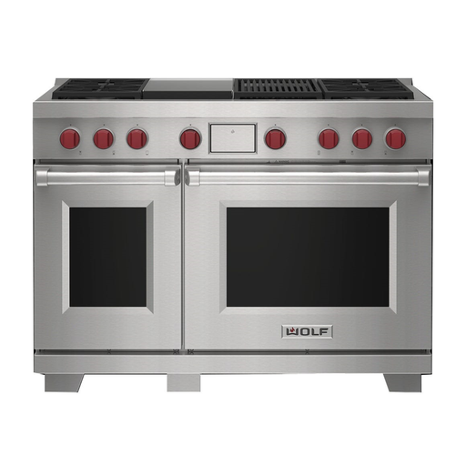 [DF48450DG/S/P/LP] WOLF - 48" ESTUFA DUAL- 4 QUEMADORES Y PLANCHA DUAL INFRAROJA - LP