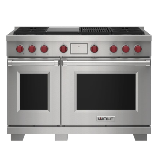 [DF48450CG/S/P/LP] WOLF - 48" ESTUFA DUAL - 4 QUEMADORES, ASADOR Y PLANCHA INFRAROJOS - LP