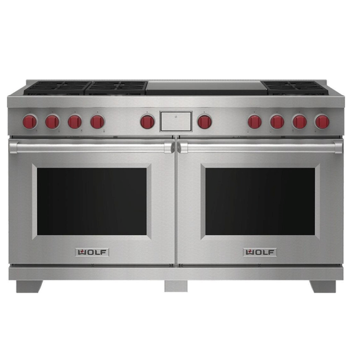 [DF60650F/S/P/LP] WOLF - 60" ESTUFA DUAL - 6 QUEMADORES Y PLANCHA TIPO FRANCESA - LP