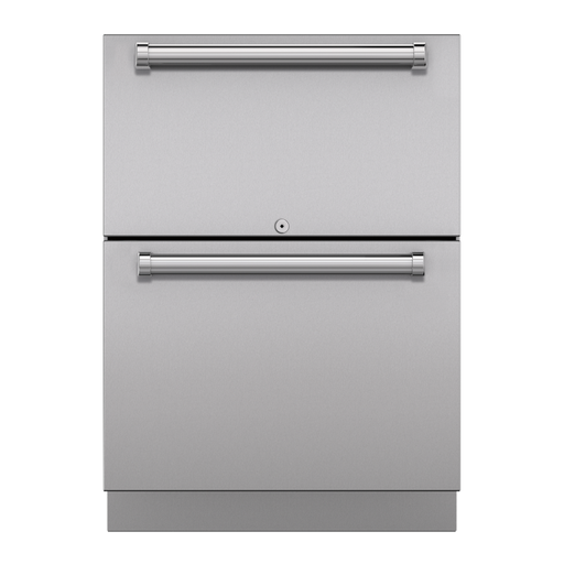 [9011615] SUBZERO - STAINLESS DRAWER PANEL SET, 4" TK, OUTDOOR, PRO HANDLE W/LOCK