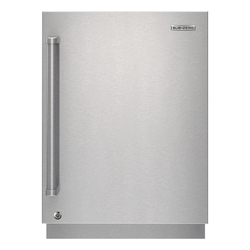 [9028546] SUBZERO - 24" OUTDOOR STAINLESS DOOR PANEL, SOLID DOOR, PRO HANDLE, RH - LOCK