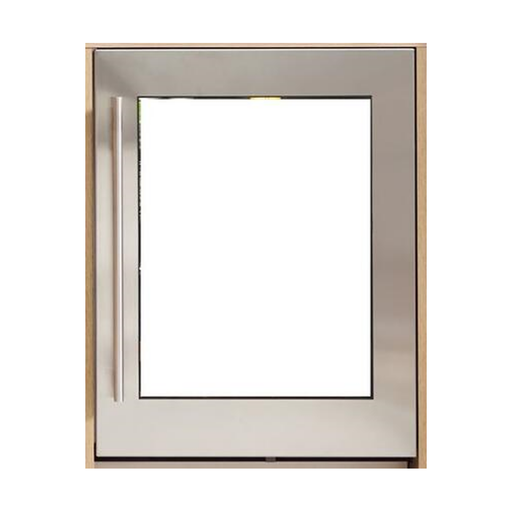 [9029034] SUBZERO - 24" STAINLESS DOOR PANEL, GLASS DOOR, TUBULAR HANDLE, RH